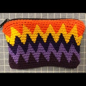 Woven Multicolored coin purse
